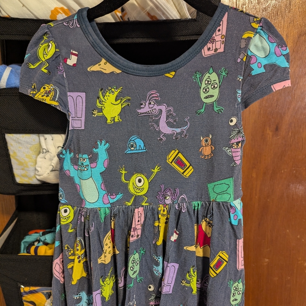Little Sleepies Monsters Inc Twirl dress